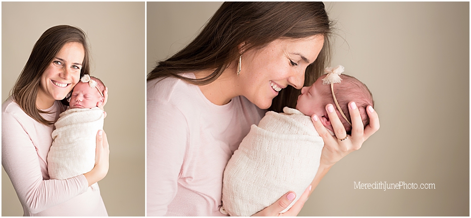 Newborn and family portraits by MJP in Charlotte area