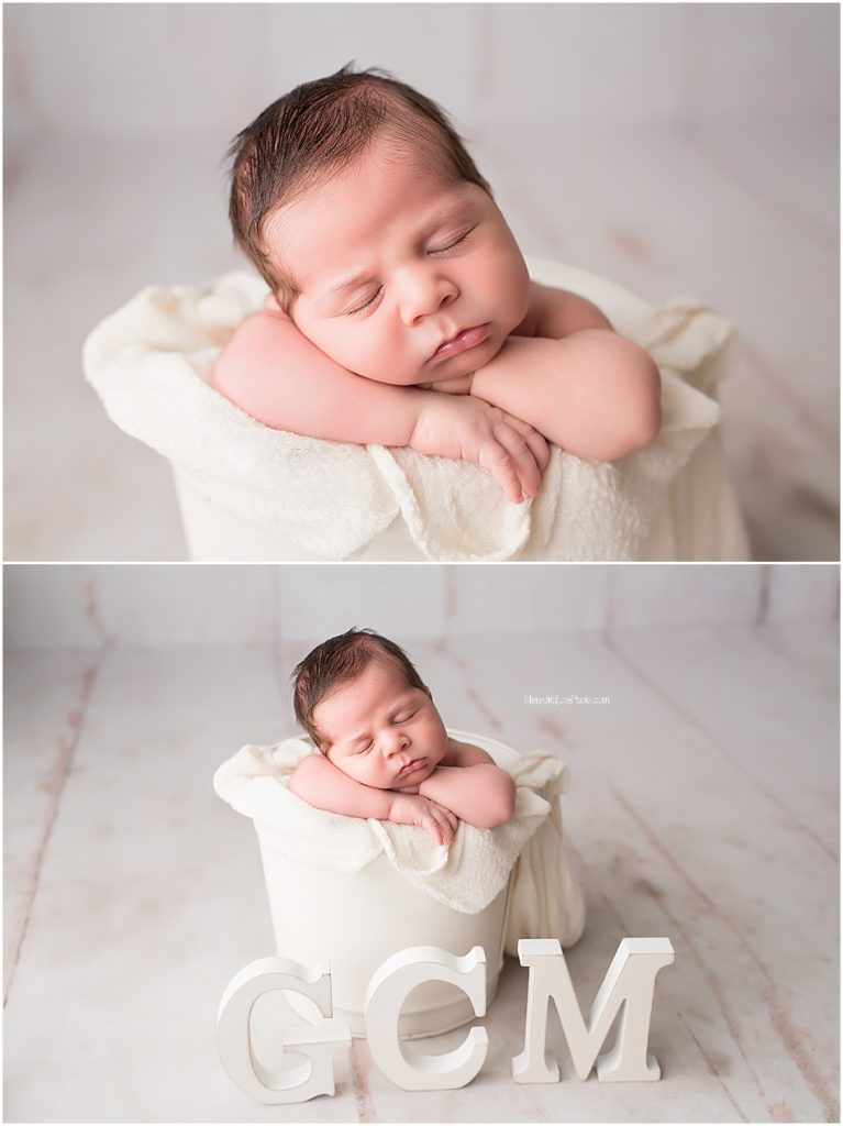 Newborn photos for baby boy George