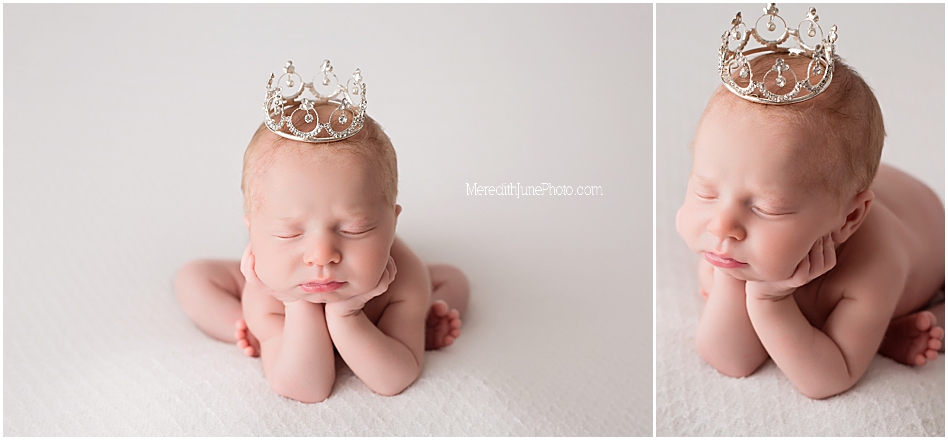 Baby girl Alice's newborn session by MJP in Charlotte area 