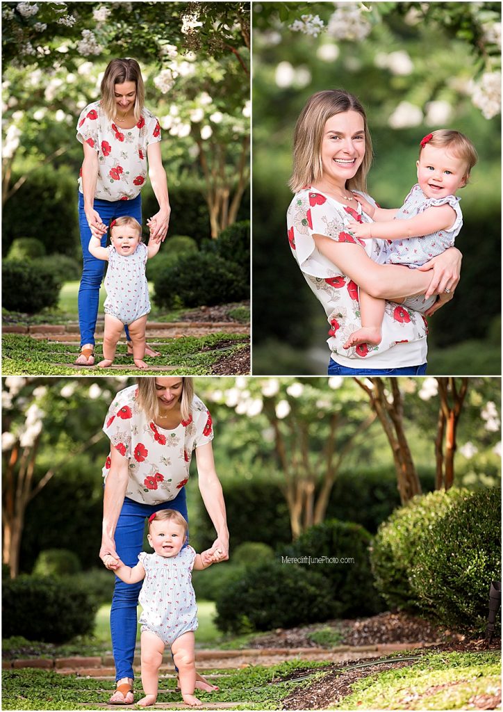 Outdoor family photos in Charlotte area