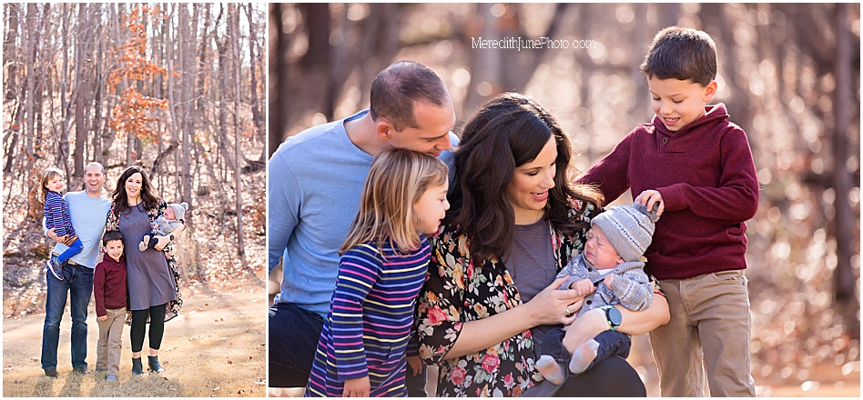 Fall lifestyle family photos in Charlotte NC by MJP