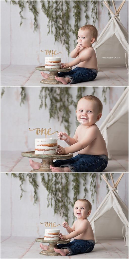 Cake smash ideas for baby boy by MJP