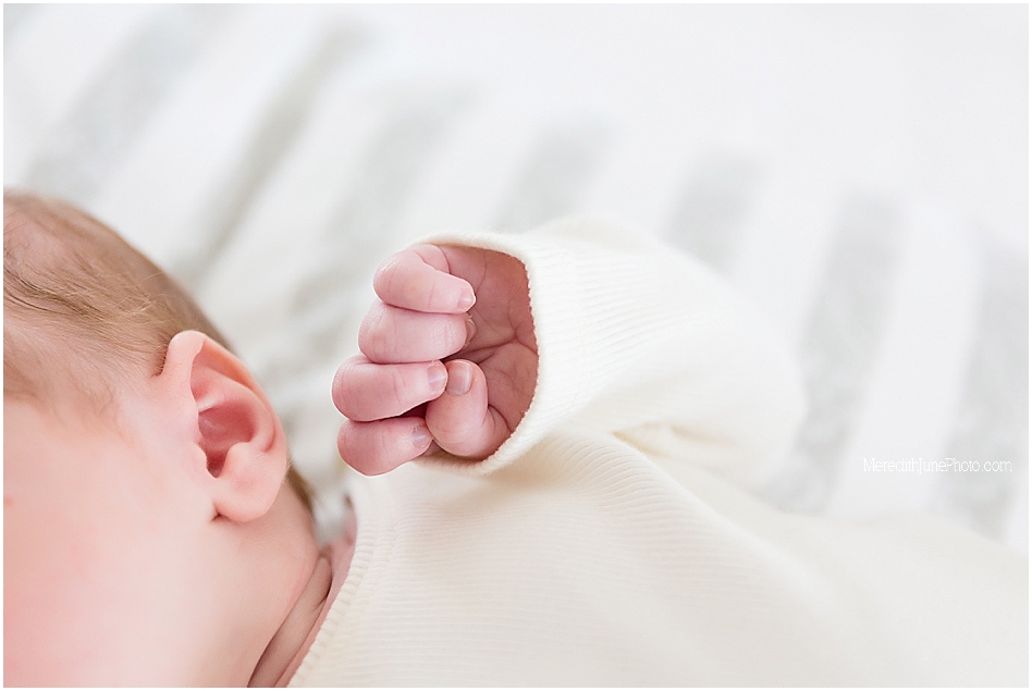 Newborn detail shots of baby boy by MJP