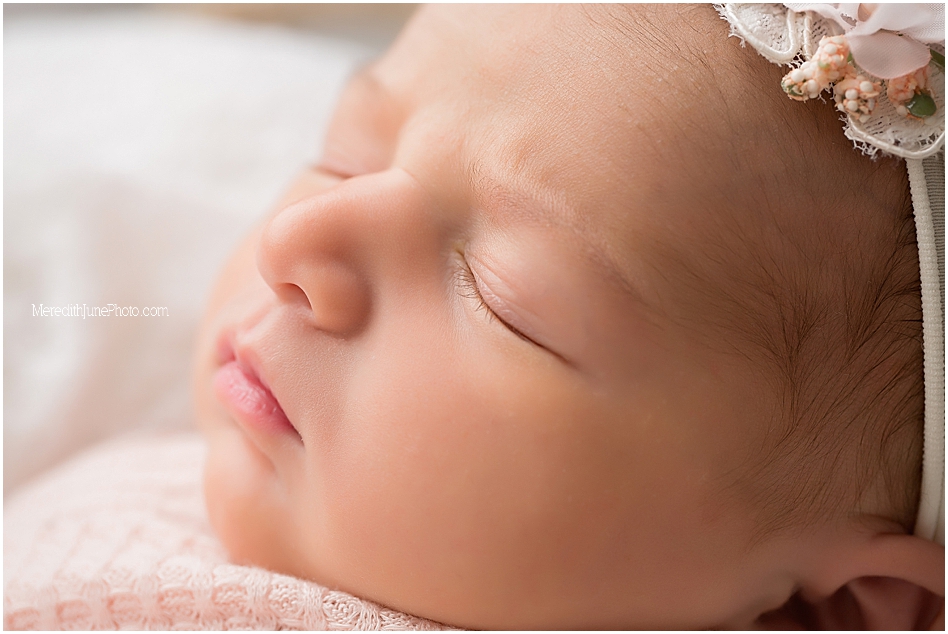 Newborn detail shots of baby girl by MJP
