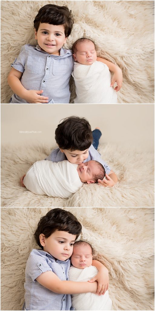 Newborn sibling photo ideas by MJP