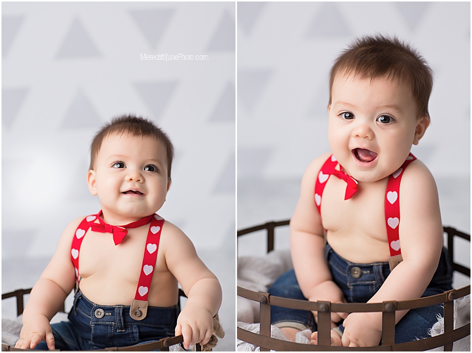 Valentines day theme 6 month photos session by MJP