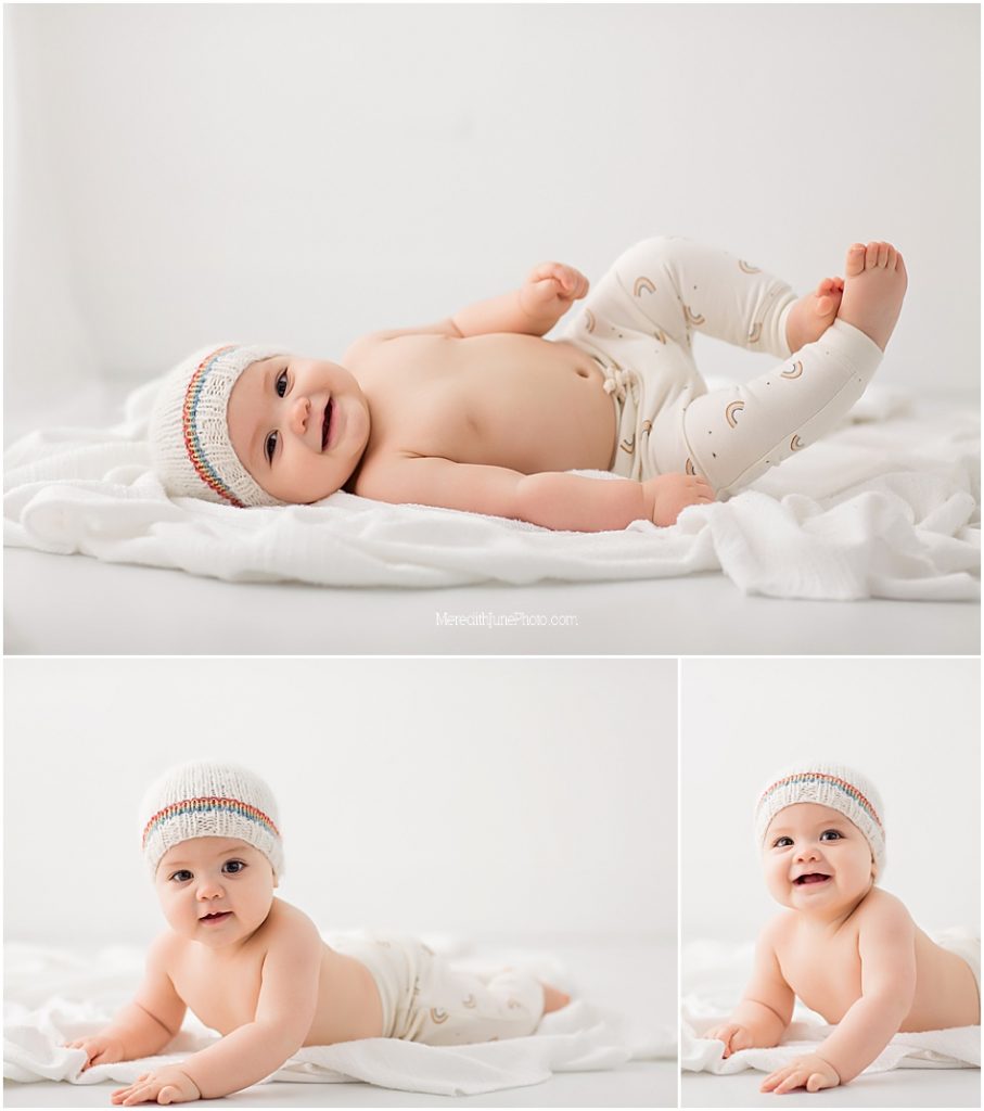 6 month session for baby boy Ronan in Charlotte NC by MJP