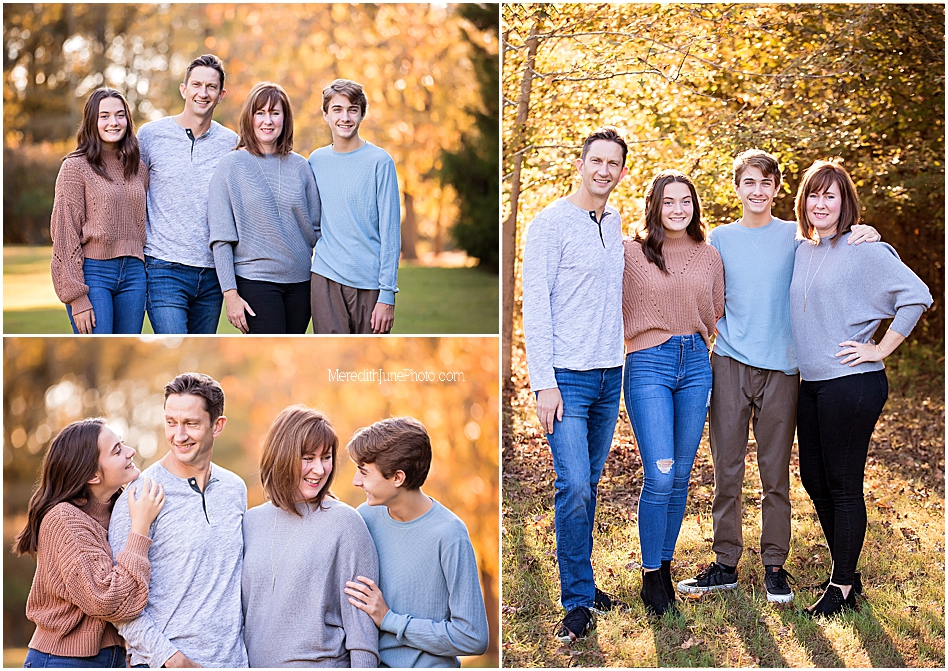 Fall family photos in Charlotte are by MJP