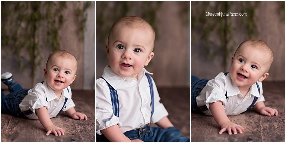 6 month pictures by Meredith June Photography in Charlotte NC