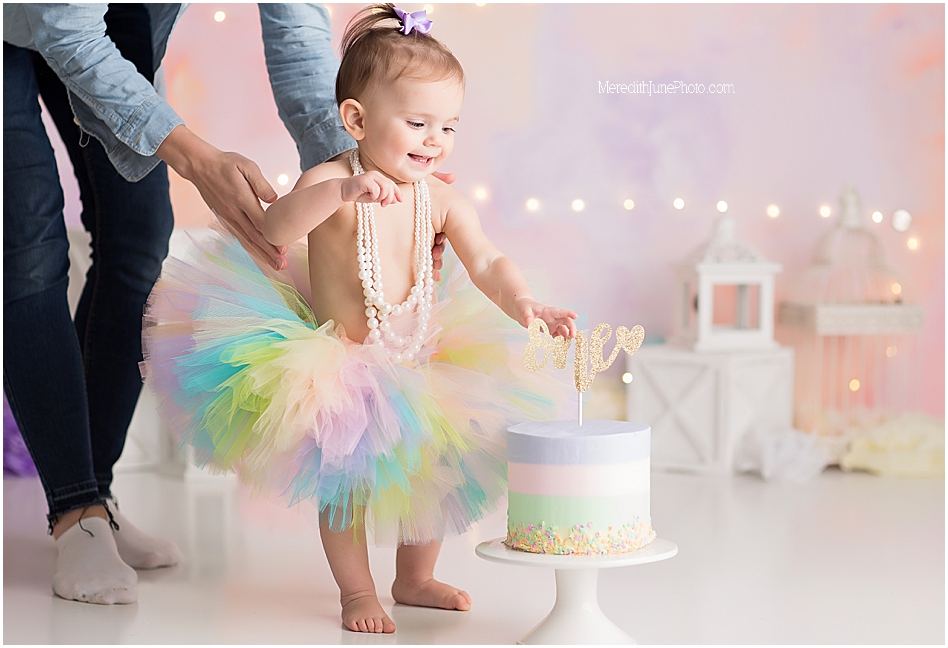 baby girl cake smash set up ideas by MJP