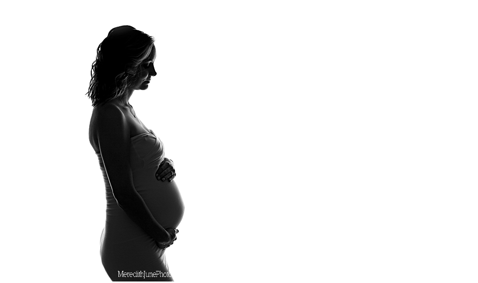 silhouette maternity photos by MJP 