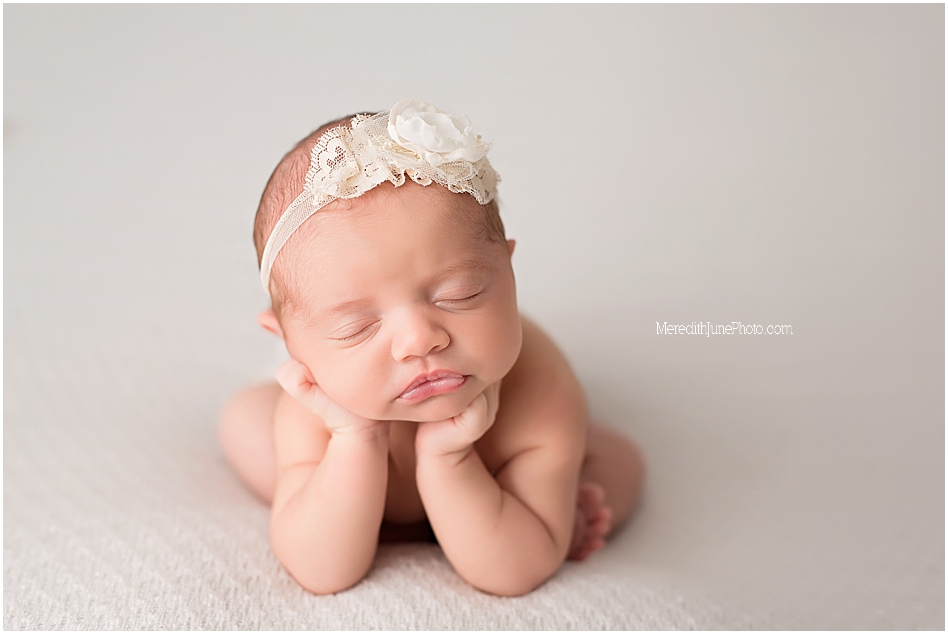 bright and airy newborn baby photos