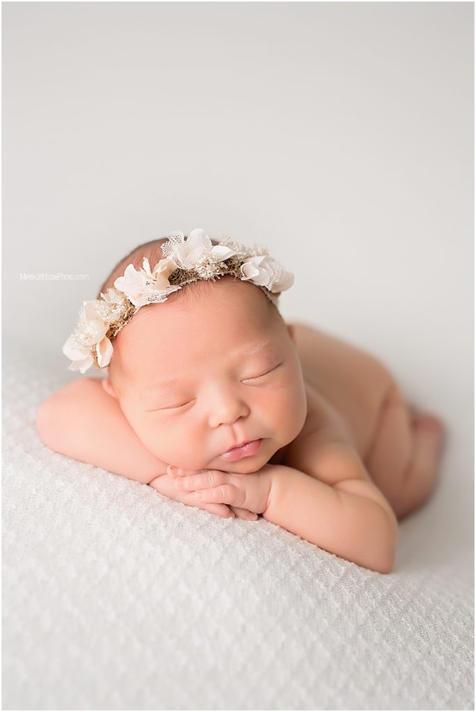 newborn baby girl photographer in Charlotte area