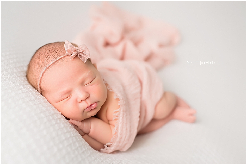 newborn photo session by Meredith June Photography in Charlotte NC