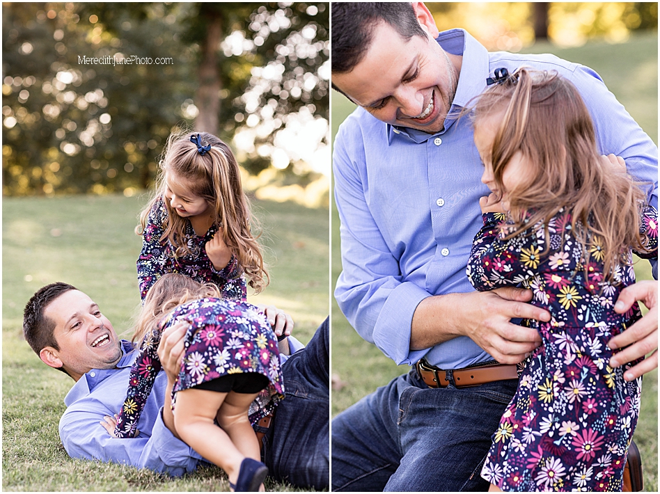 outdoor family photos in ballantyne area by Meredith June Photography 