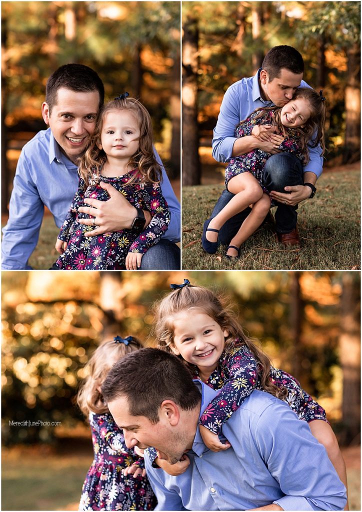 daddy daughter posing ideas by MJP in Charlotte area