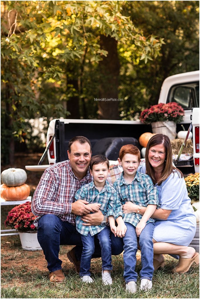 fall mini session for family in Charlotte area by MJP