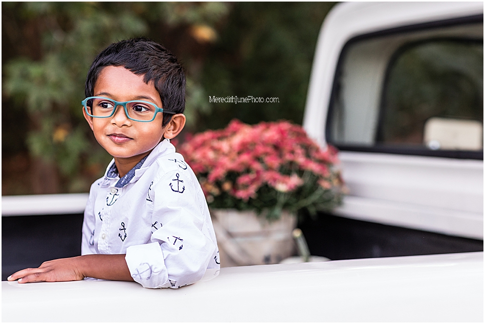 Outdoor photos for little boy in Charlotte NC