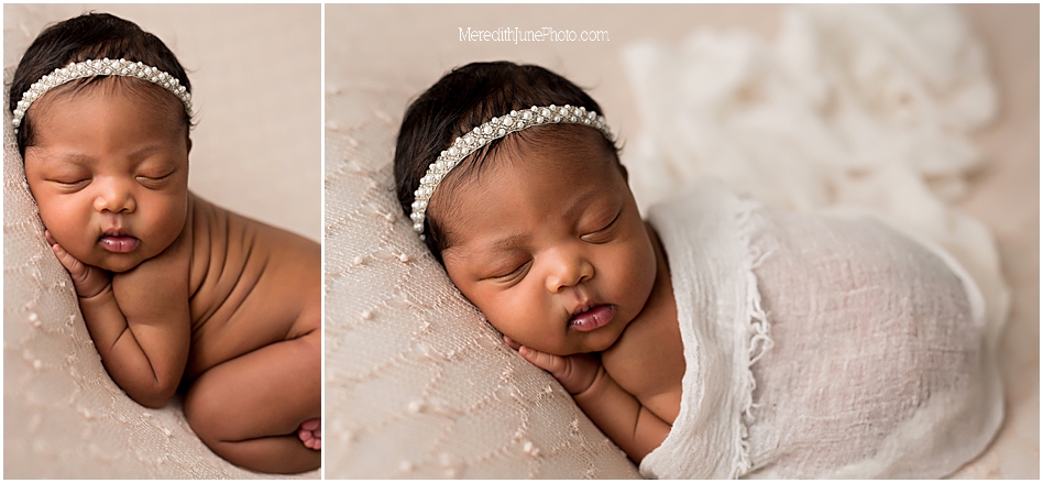 neutral newborn photo shoot by MJP in Charlotte NC