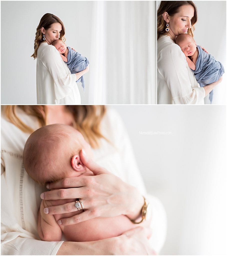 newborn with mom photo ideas by MJP in Charlotte NC