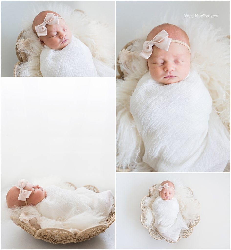 baby girl newborn pictures by MJP in charlotte NC