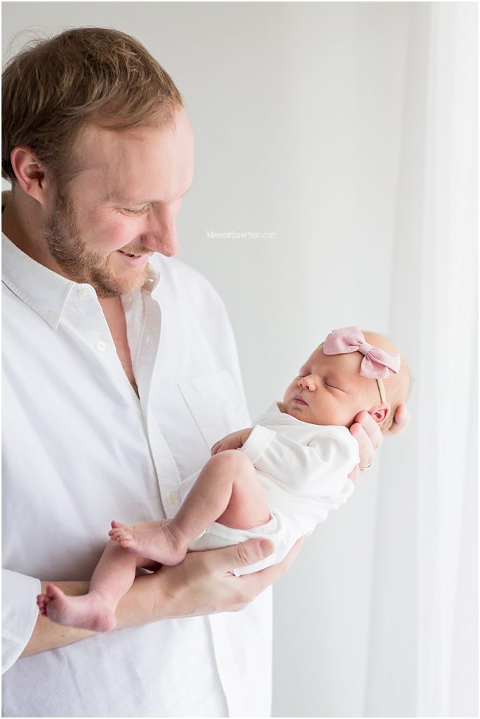 Emmaline's newborn photos by Meredith June Photography 