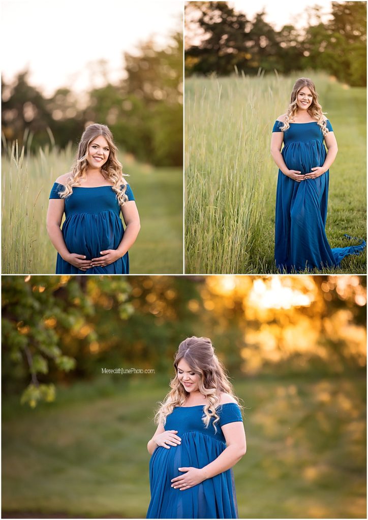 outdoor summer maternity session in charlotte nc by MJP