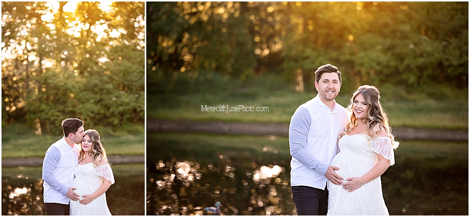couples maternity photo shoot by Meredith June Photography 
