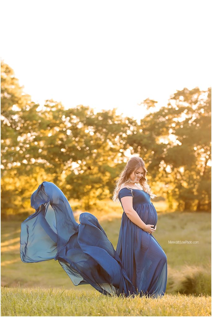 Dreamy maternity photo session by MJP in Charlotte NC