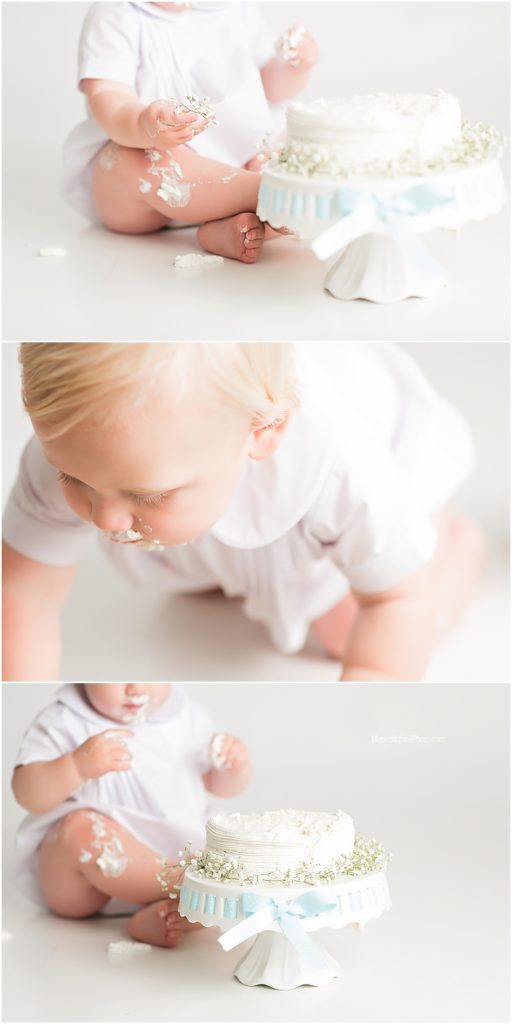 Bright and airy first birthday photos by MJP