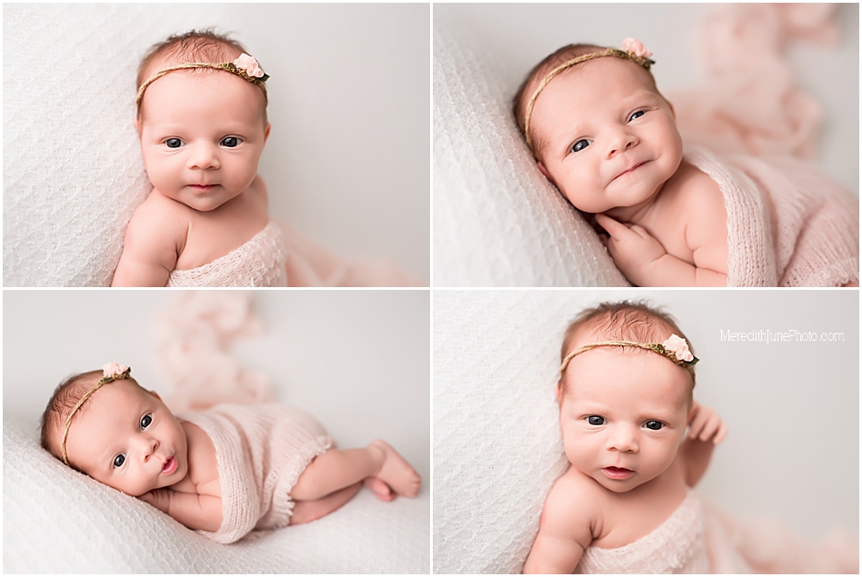 newborn baby girl photo shoot in Charlotte nc by MJP
