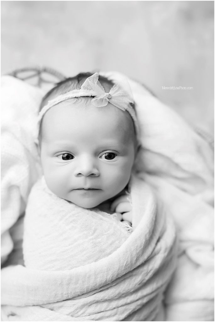 infant baby girl picture by Meredith June Photography 