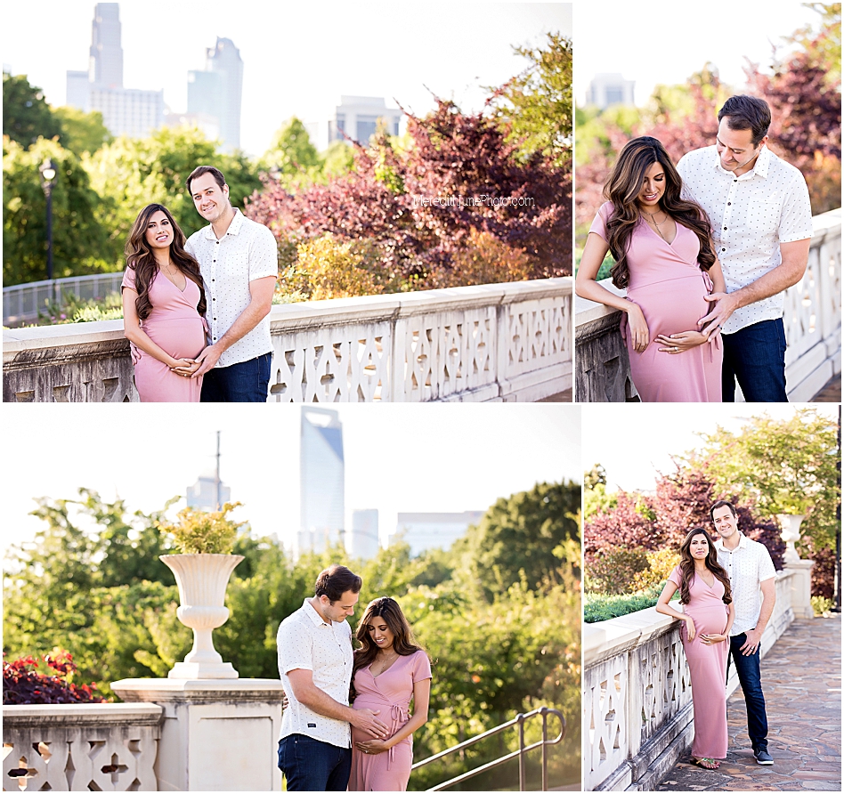 Pregnancy photo session in Uptown Charlotte by MJP