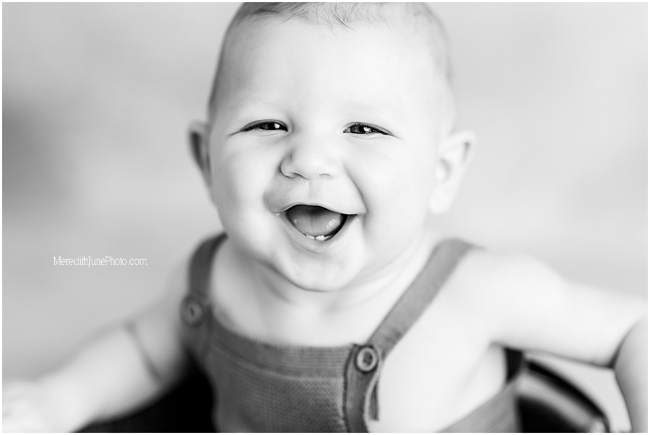 Baby boy photo shoot at Meredith June Photography