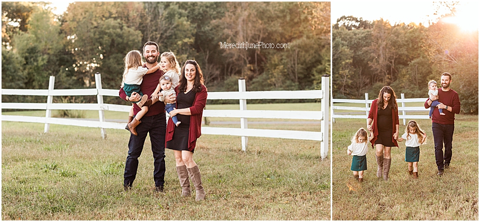 Dreamy family photo shoot by Meredith June Photography 