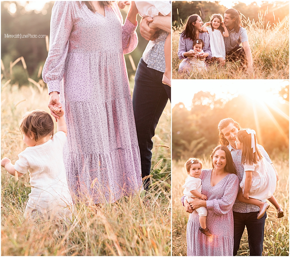 outdoor family photo session 