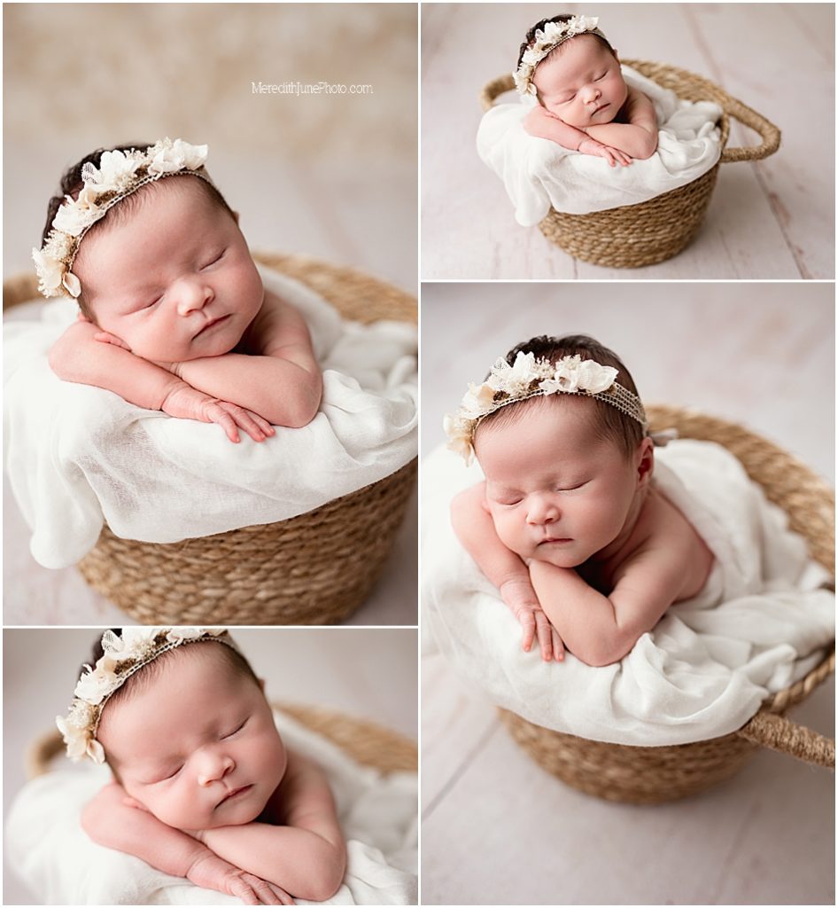 Newborn photo ideas by MJP in Charlotte NC