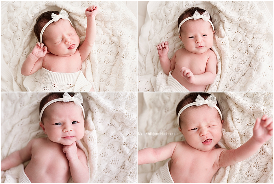 beautiful newborn photo shoot at MJP in Charlotte NC