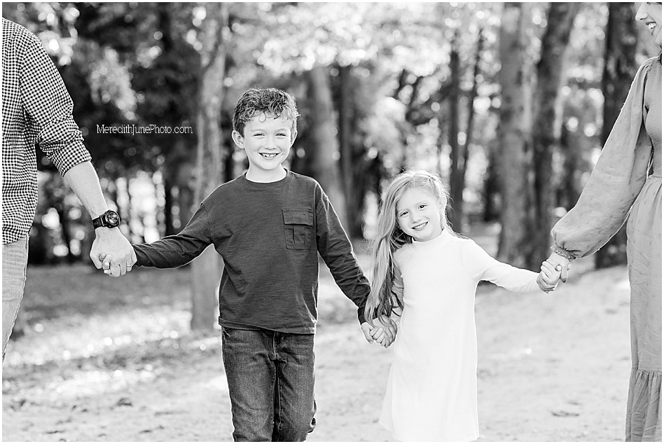 outdoor fall family photos by MJP in Charlotte, NC