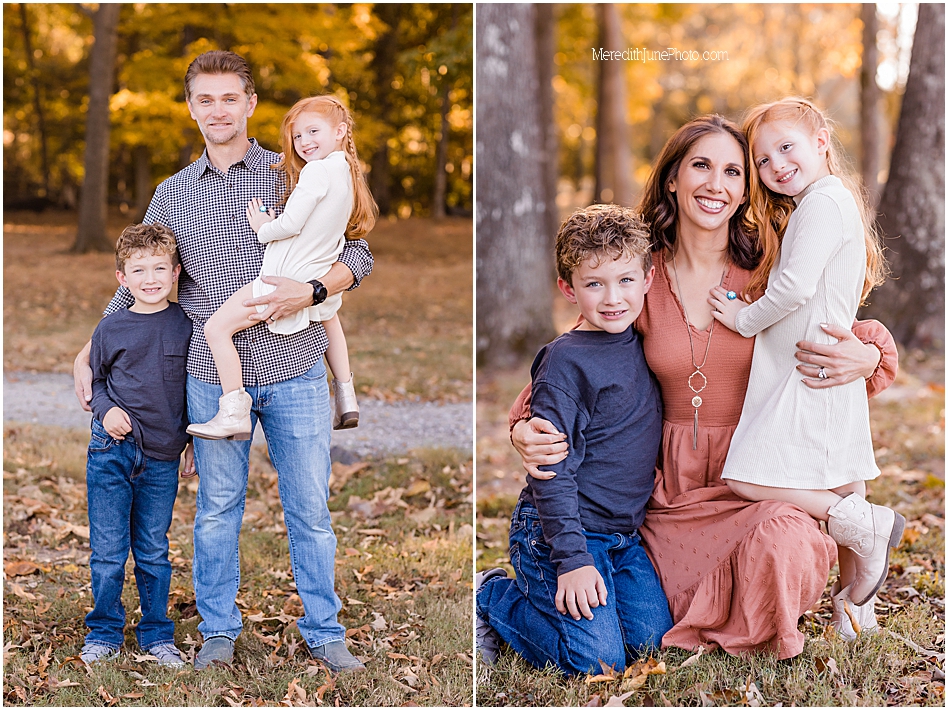 family of four posing ideas by MJP in Charlotte NC