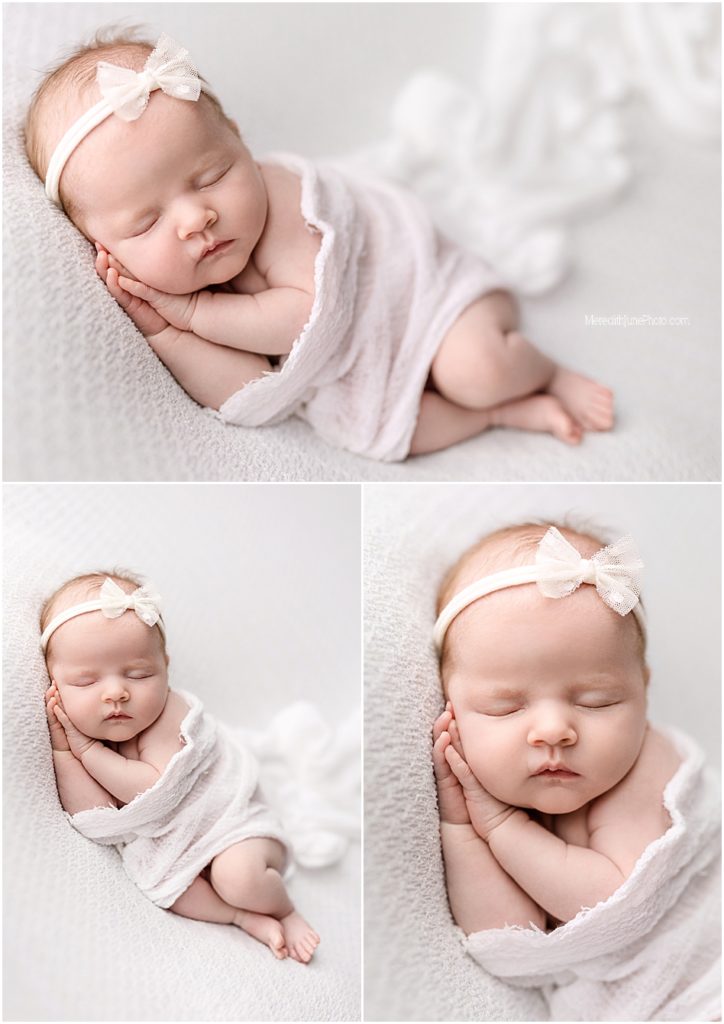 bright and airy newborn photo shoot by mjp in charlotte nc