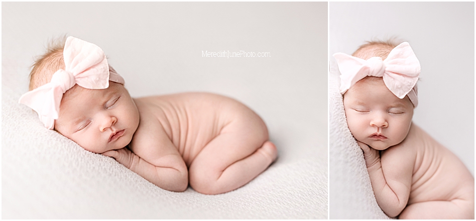 infant baby girl photo session 
