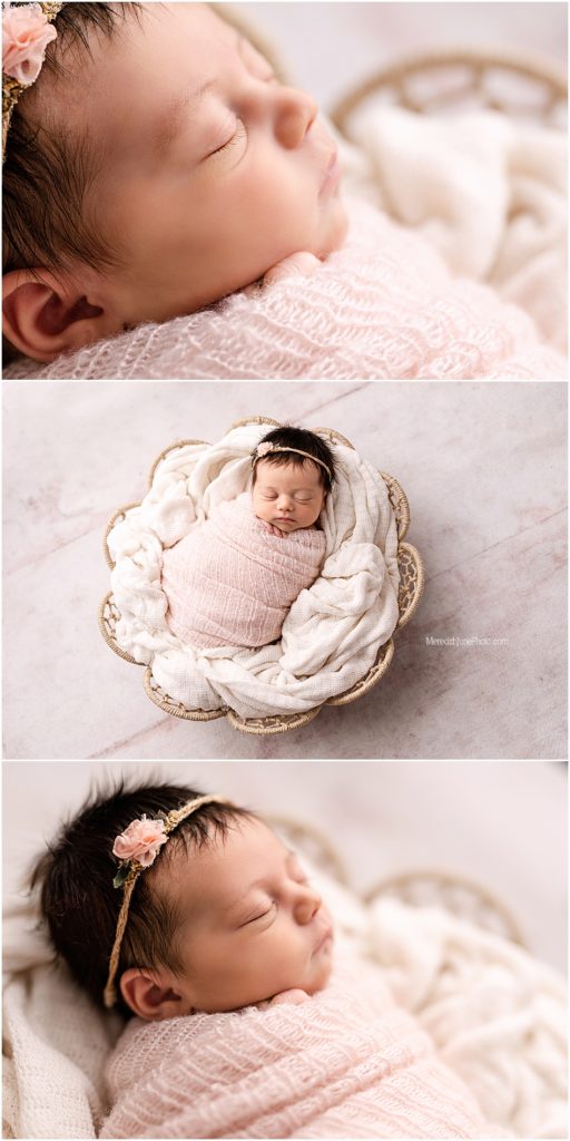 baby girl photo session at meredith june photography 