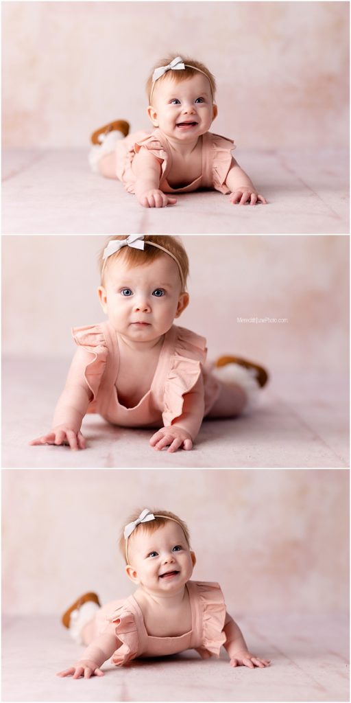 6 month photo ideas for baby girl by MJP