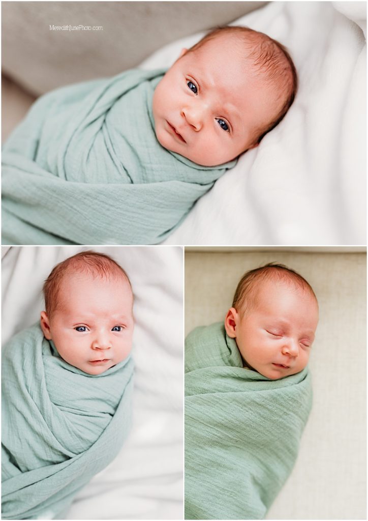 newborn baby boy lifestyle session by MJP in Charlotte NC