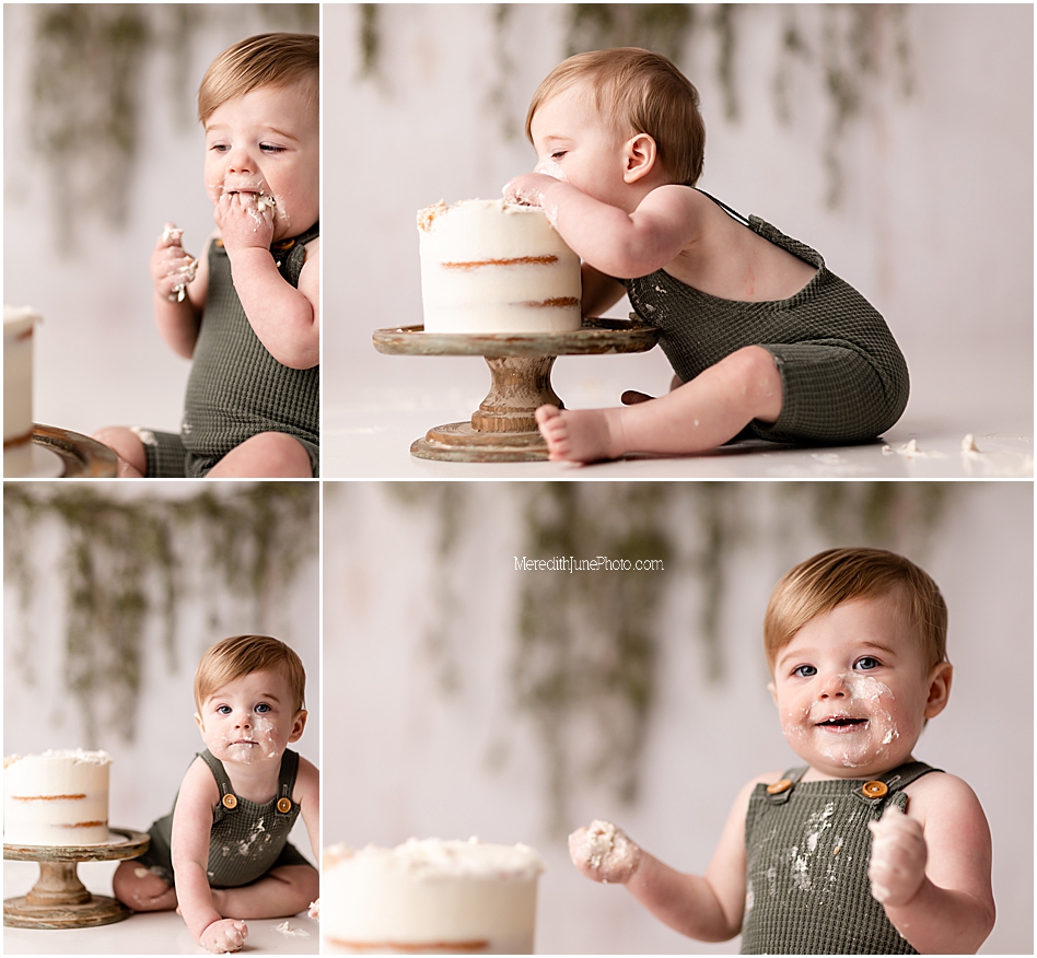 first birthday photos at meredith june photography in charlotte, nc 