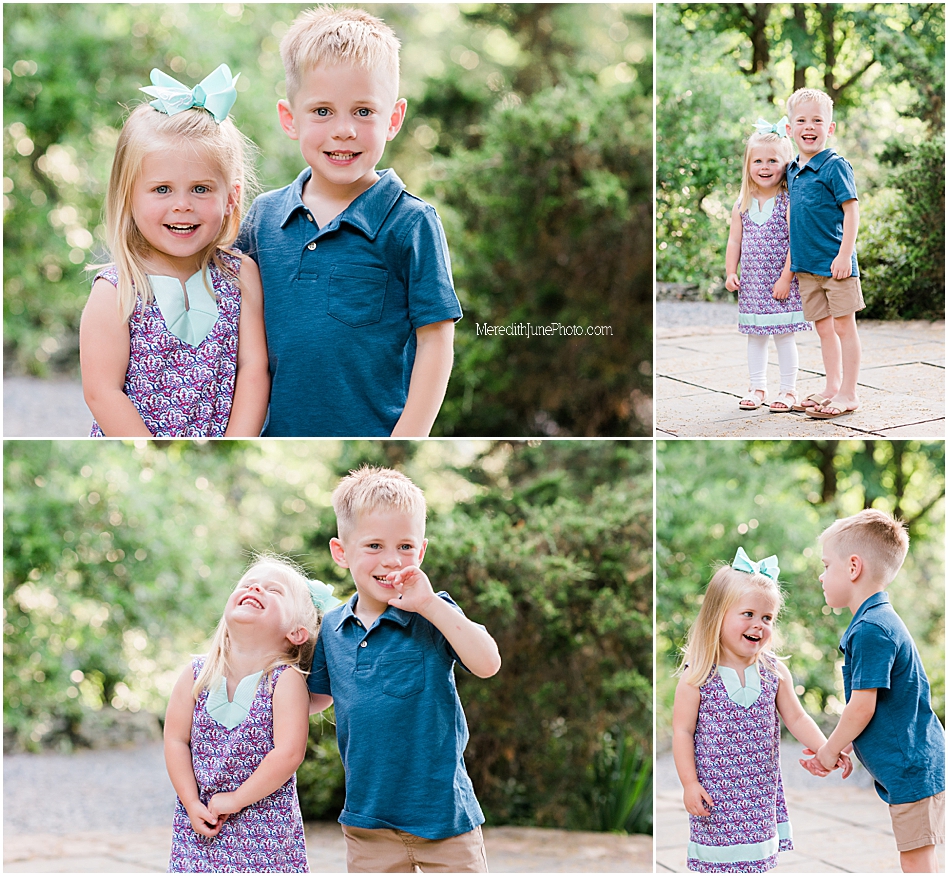brother and sister posing ideas by Meredith June Photography 