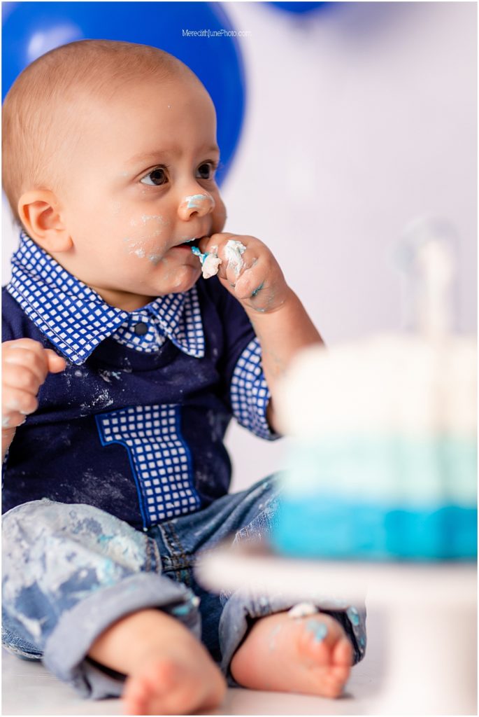 first birthday pictures at meredith june photography in charlotte nc